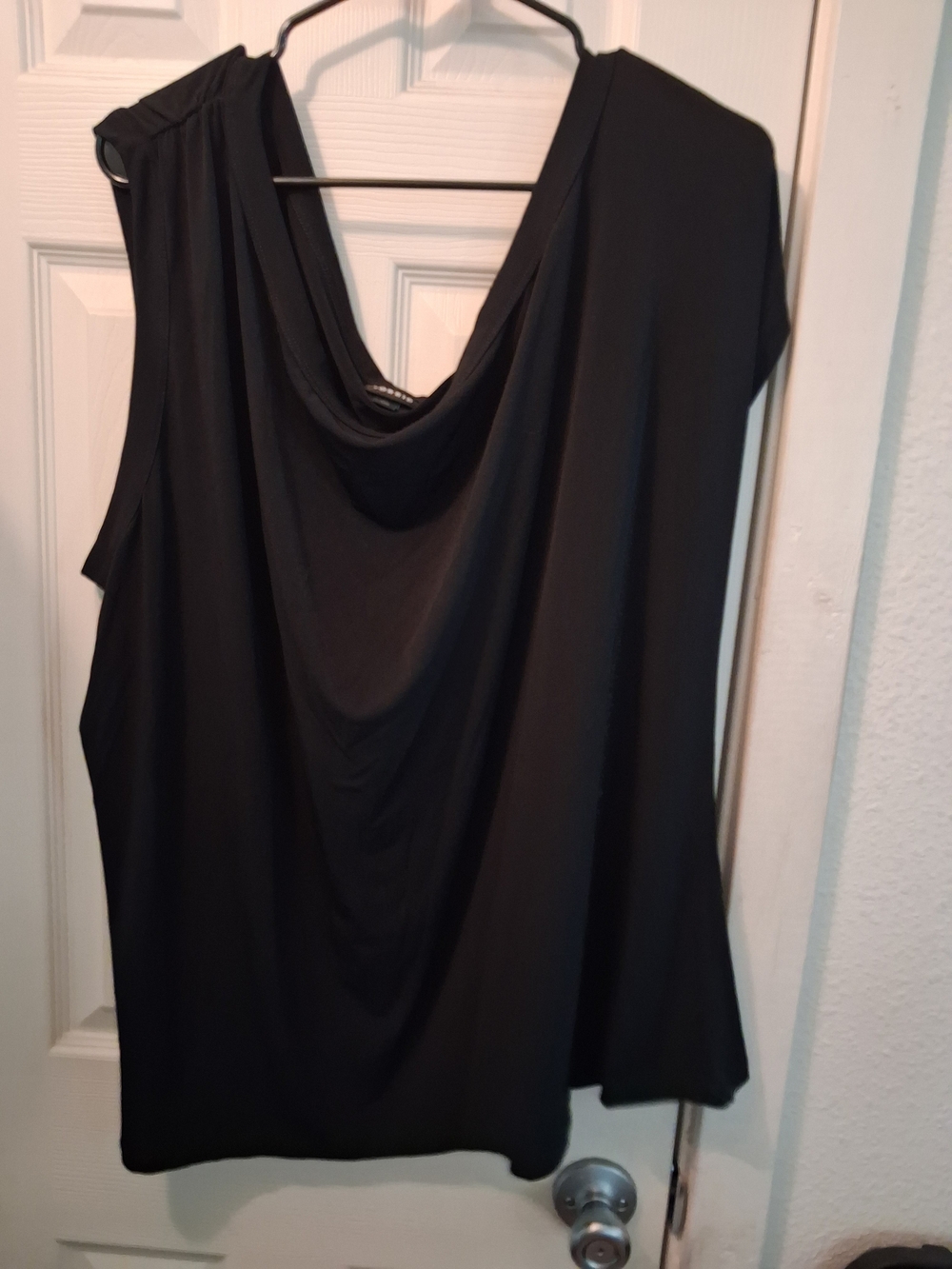 torrid Black Draped Cowl Neck Camisole